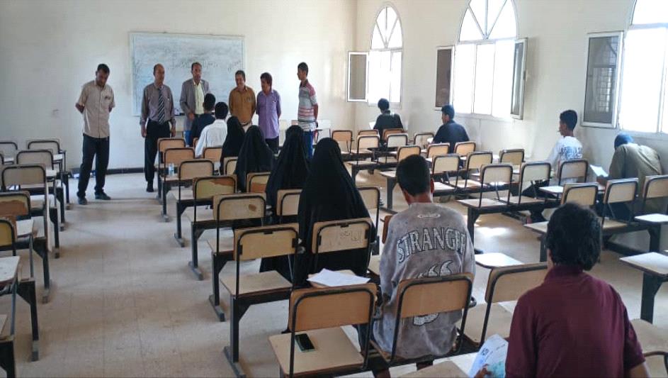 كلية التربية لودر بجامعة أبين تدشن امتحانات الفصل الدراسي الثاني ..