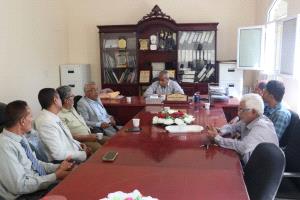 رئيس جامعة أبين يستقبل وكيل وزارة التعليم العالي والبحث العلمي