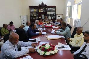 مجلس جامعة أبين يعقد اجتماعه الدوري لشهري سبتمبر وأكتوبر 2025م