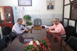 عميد كلية الحاسوب بجامعة أبين يزور كلية الحاسوب بجامعة عدن