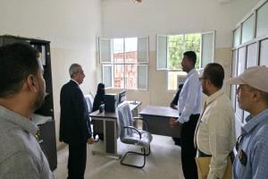 رئيس جامعة أبين يتفقد مستوى الانضباط الوظيفي عقب إجازة عيد الفطر